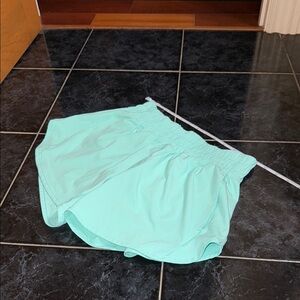 Vibrant Green Athletic Shorts with Relaxed Fit
